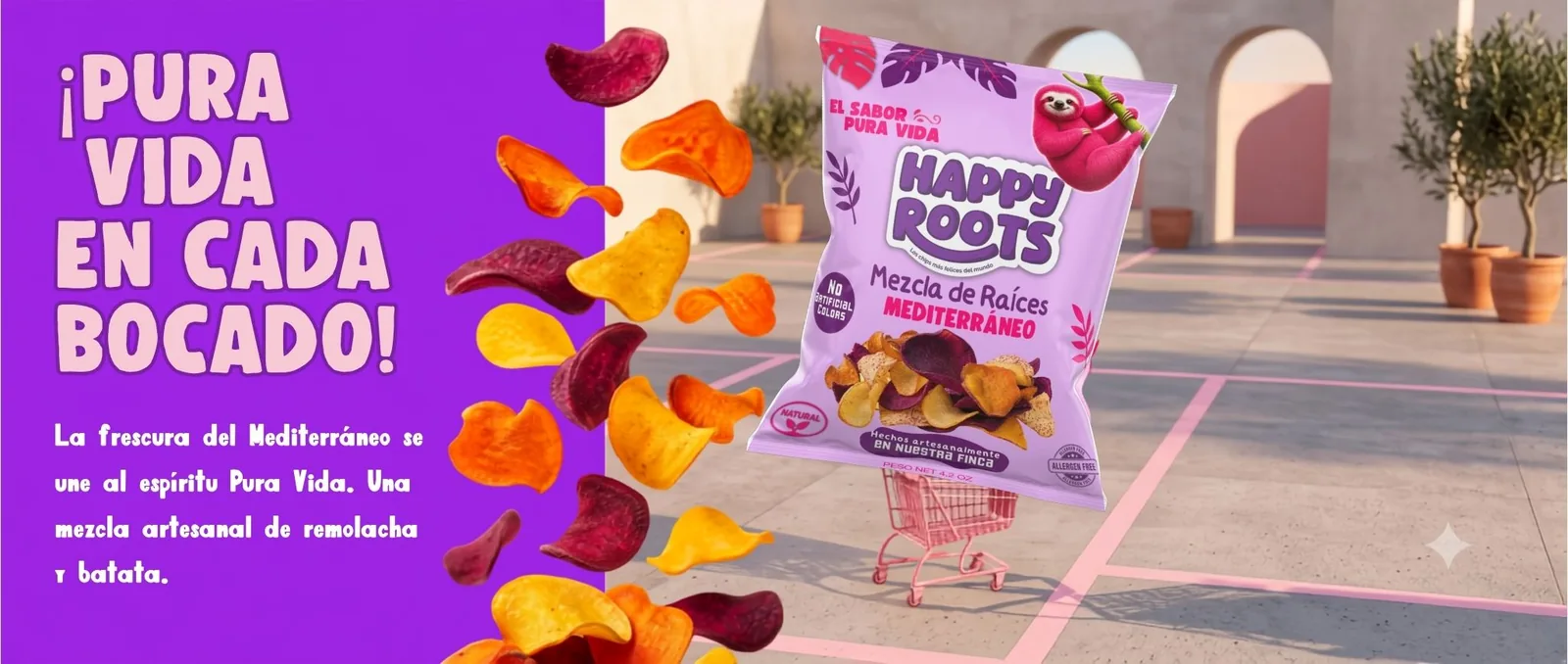 ¡Pura Vida en cada bocado! — Mixed Roots chips